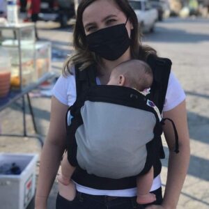 mochila ergonomica EVOLUTIVA fresh bebés de 4 a 2/3 años