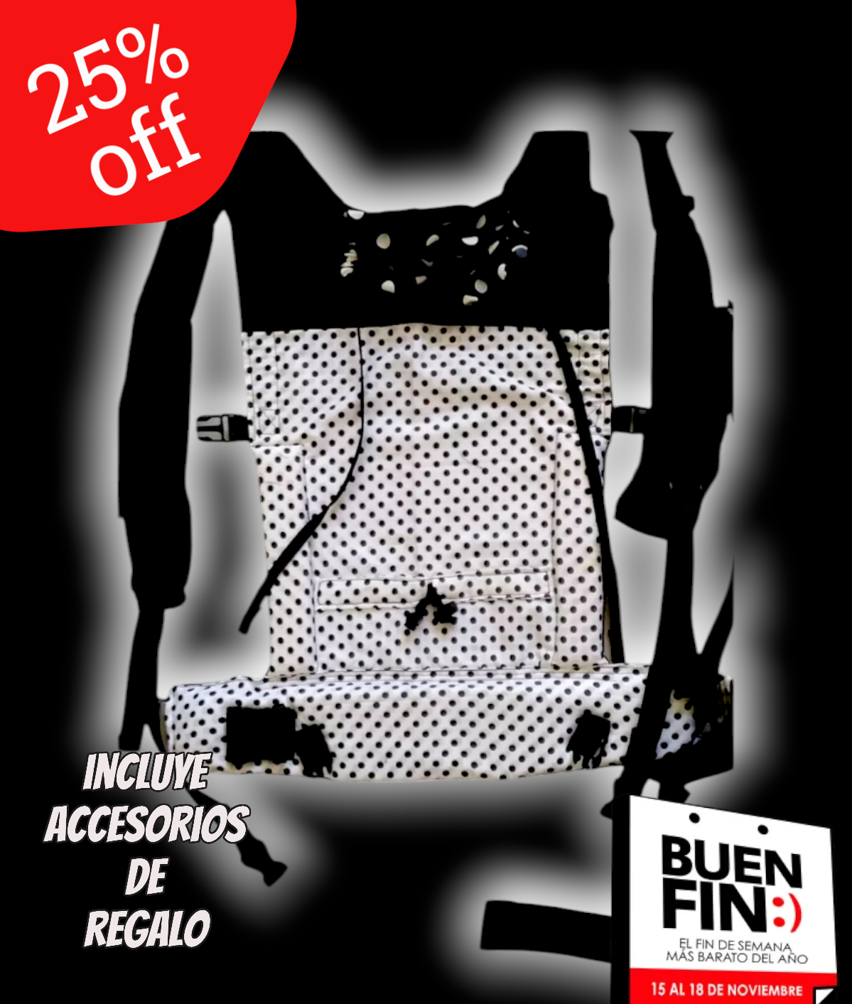 mochila ergonomíca evolutiva