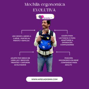 mochila ergonomíca evolutiva
